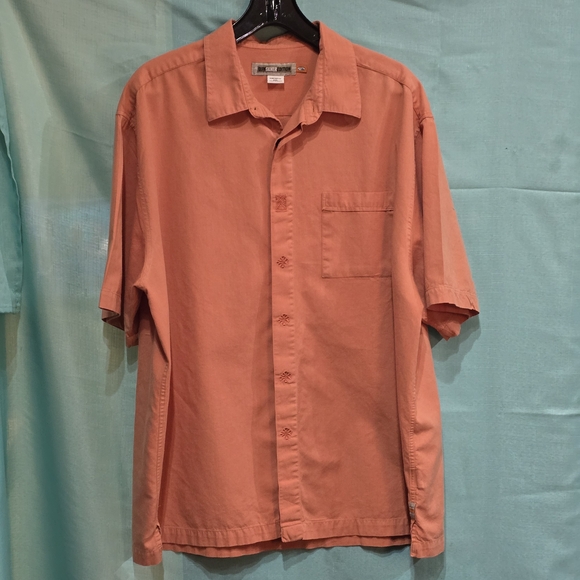 Quick Silver Edition Comfort Fit Orange Concealed Buttons, Button Up 2XL - Picture 2 of 8